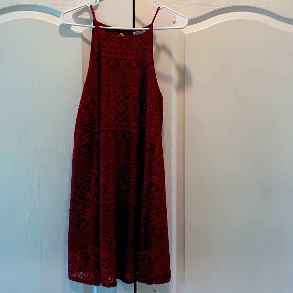 Wine dress